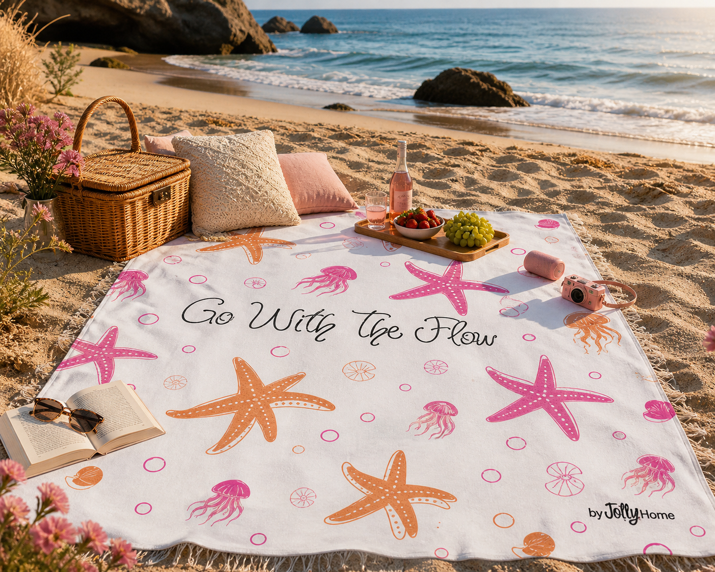 Couverture | Sea Flow white